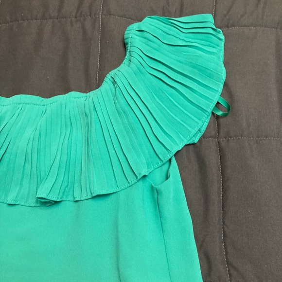 Naked Zebra Womens Off the Shoulder Sleeveless Blouse - Picture 6 of 16